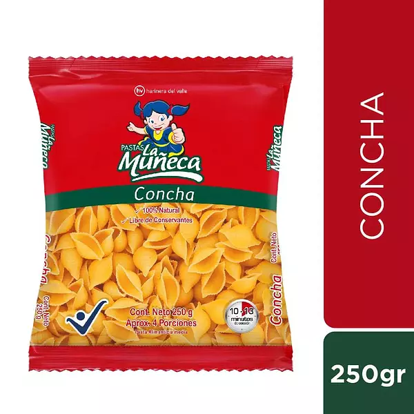 Pasta Concha La Muñeca X250g