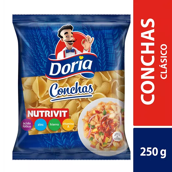 Pasta Doria Conchas 250gr