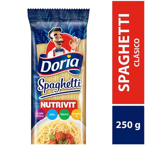 Pasta Doria Spaguetti X250gr