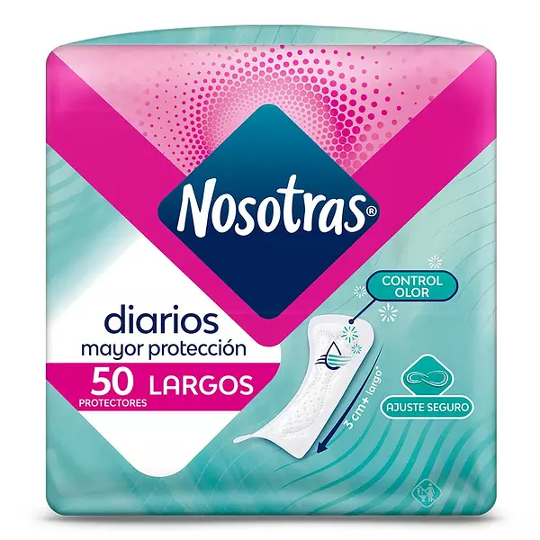 Protector Nosotras Diario Largo X50 Unds