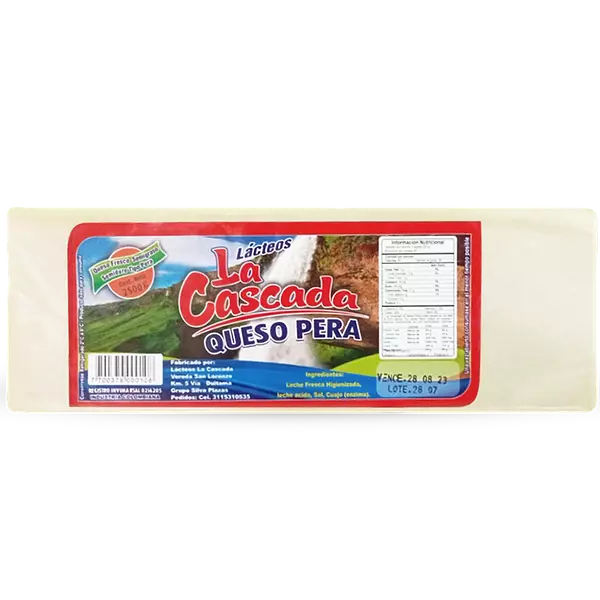 Queso Pera La Cascada X 2500 Gr