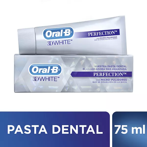 Crema Dental Oral-B 3dwhite 2 Unidades X75ml C/U