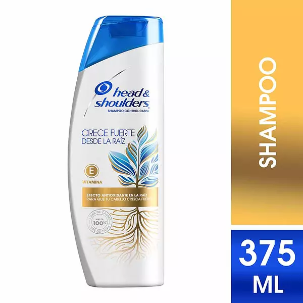 Shampoo Head & Shoulders Crece Fuerte Desde La Raíz X375ml