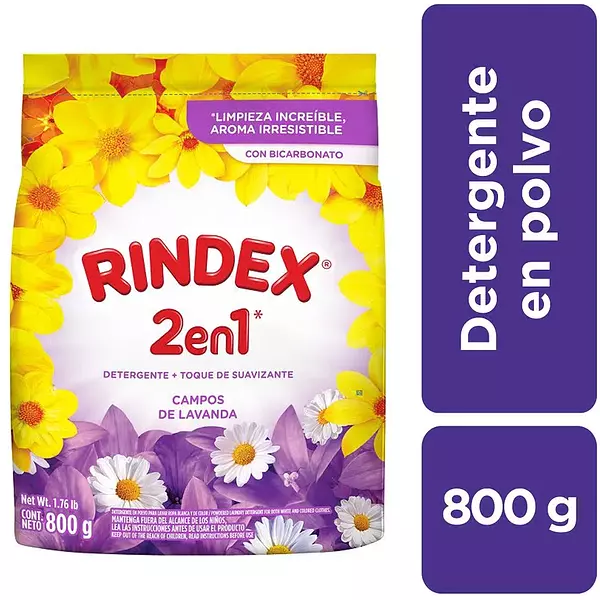 Detergente Rindex Campos De Lavanda 800g