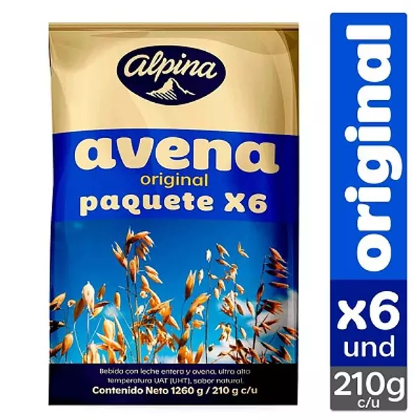 Avena Alpina Original Bolsa X6und X200g C/U