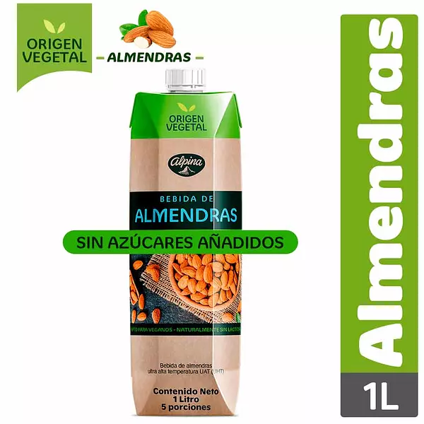 Leche Almendra Alpina Caja 1 Lt