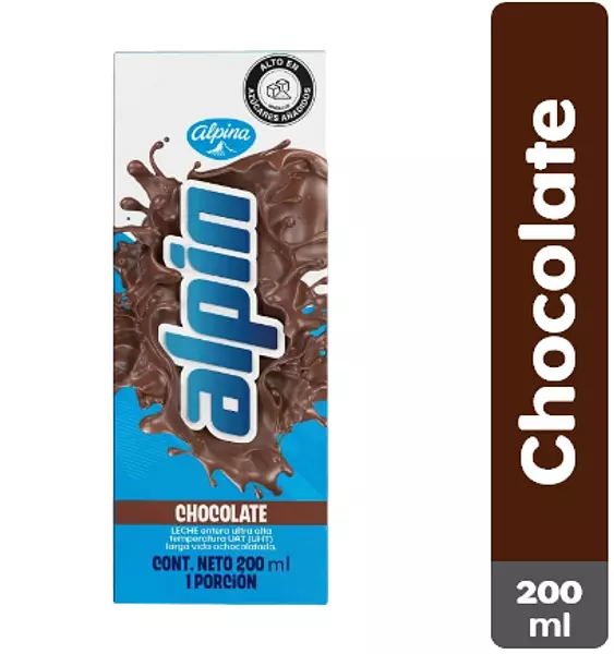 Leche Saborizada Alpin Chocolate X 200ml