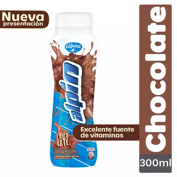 Leche Alpín Chocolate Botella X300ml