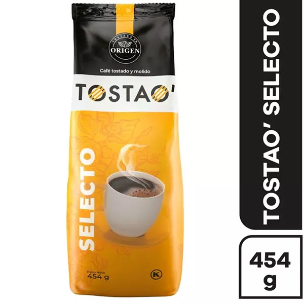 Café Tostao Selecto Tostado Molido X454g