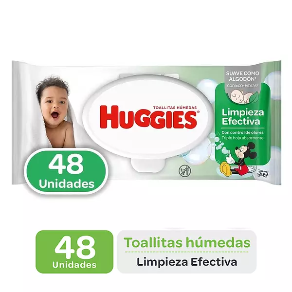 Toallitas Húmedas Huggies Activ Fresh 48 Unidades