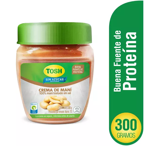 Crema De Maní Tosh 300g