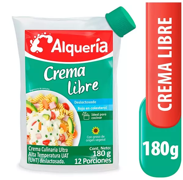 Crema Leche Alquería Libre X180g