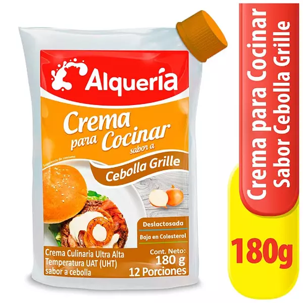 Crema Alquería Para Cocinar Cebolla Grille X180g