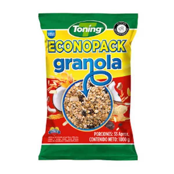 Granola Toning Econopack 1000g