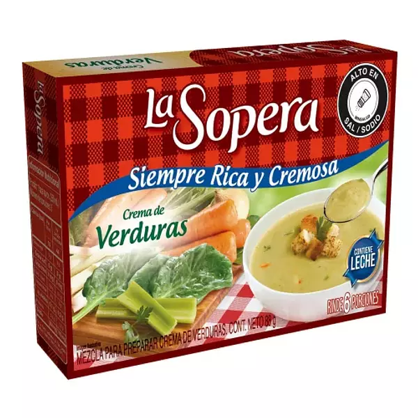 Crema Sopera Verduras 6 Porciones 93 G