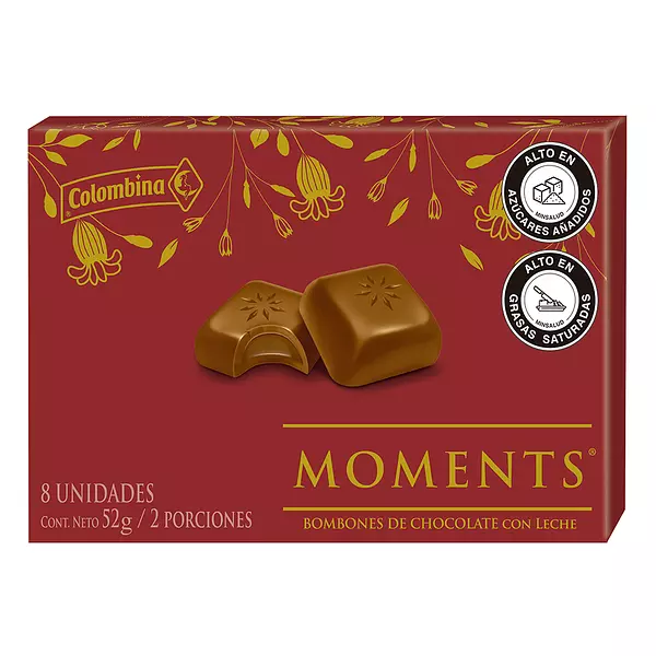 Chocolate Moments Con Leche Estuche X52g