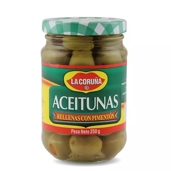 Aceitunas Rellenas La Coruña X250g