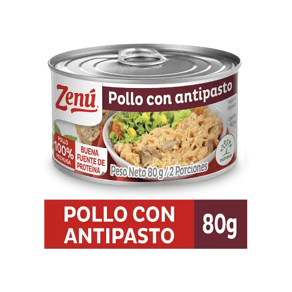 Pollo Con Antipasto Zenú 80g