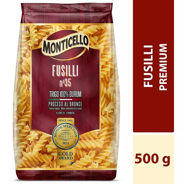 Pasta Monticello Fusilli 500gr