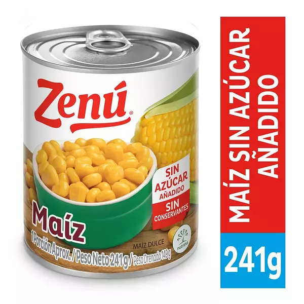 Maíz Zenú Tierno Dulce 241gr