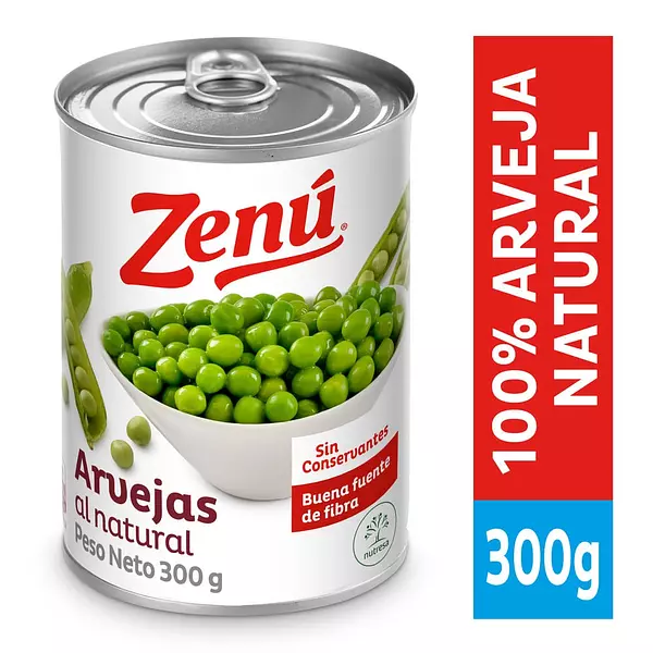 Arveja Zenú Al Natural 300gr