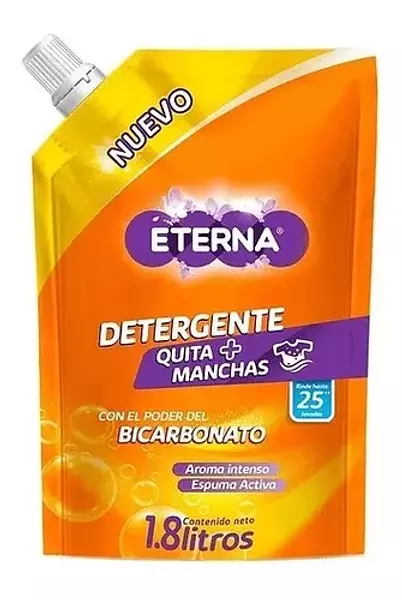 Detergente Líquido Eterna Duopack 1,8l