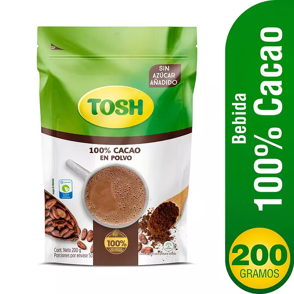 Bebida Tosh Cacao 200 Gr