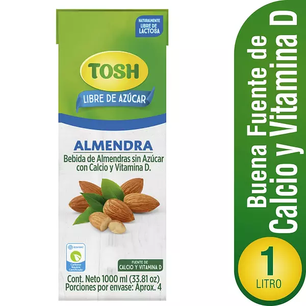 Bebida Tosh Almendra 1000 Ml