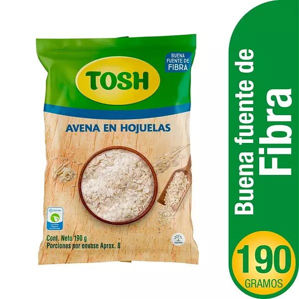 Avena Tosh En Hojuelas 190 Gr