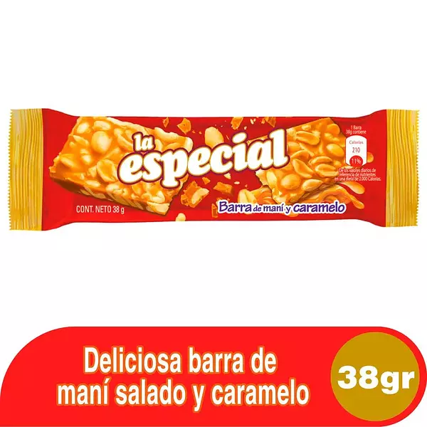 Barra De Maní & Caramelo La Especial 38gr