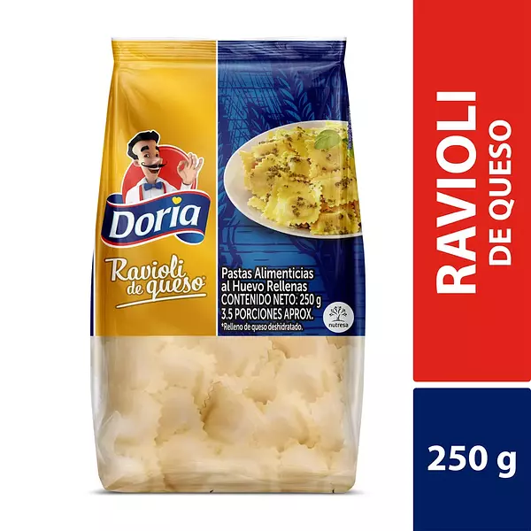 Ravioli Doria Queso 250 Gr