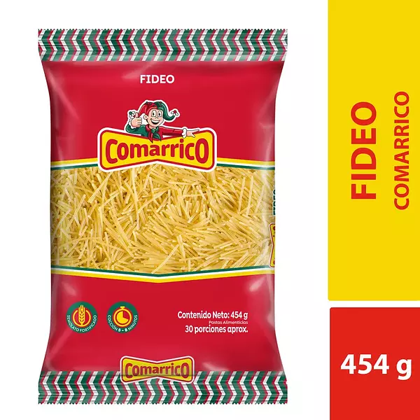 Pasta Comarrico Fideo 454gr