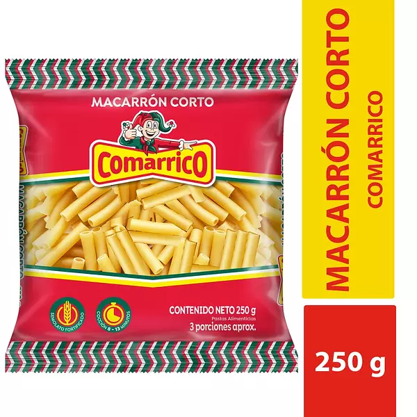 Macarron Corto Comarrico Clasica 250 Gr