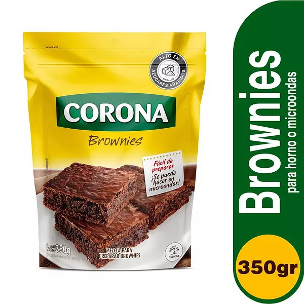 Mezcla Para Brownies Corona 350 Gr