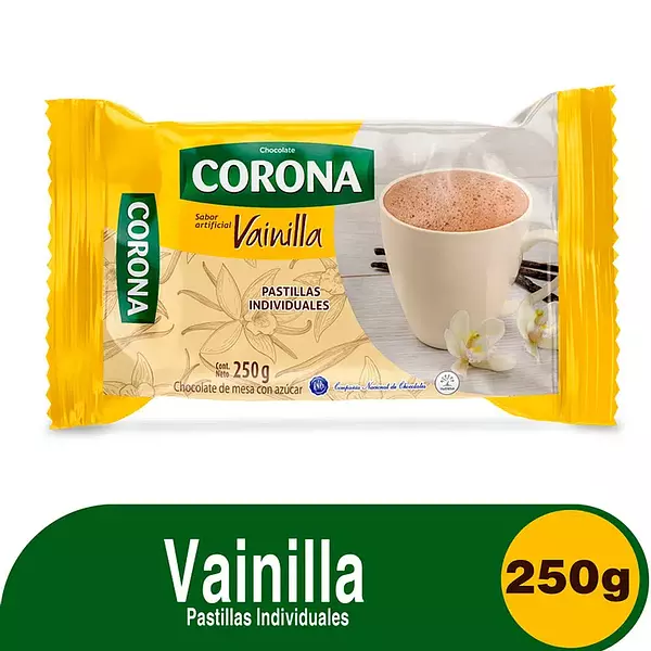 Chocolate Corona X250gr Vainilla