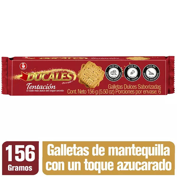 Galletas Ducales Tentación Taco 156 Gr