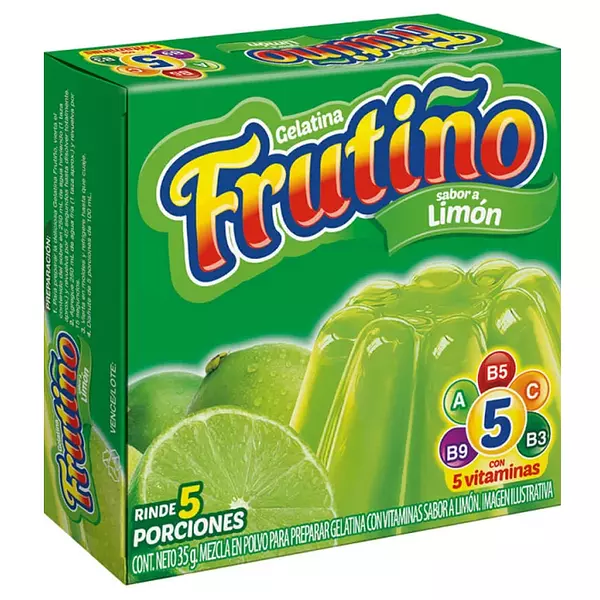 Gelatina Frutiño Limón X35g