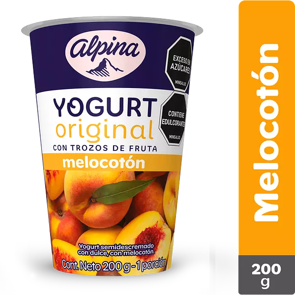 Yogurt Alpina Melocotón 200g