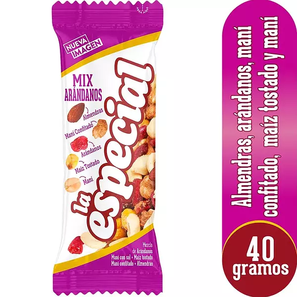 Maní La Especial Mezcla Mix De Arándanos X40gr