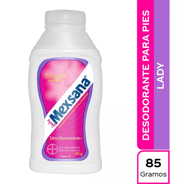 Talco Mexsana Para Pies Lady 85g