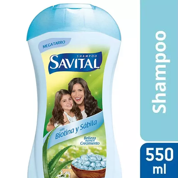 Shampoo Savital Biotina 550 Ml