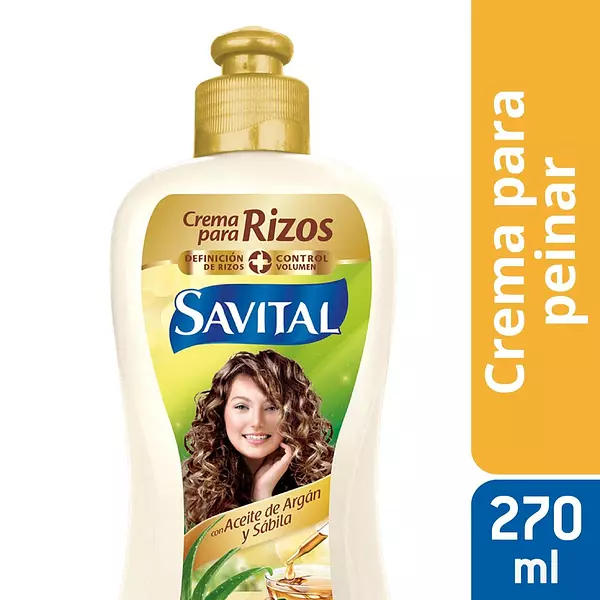 Crema Para Peinar Savital Argán 270 Ml