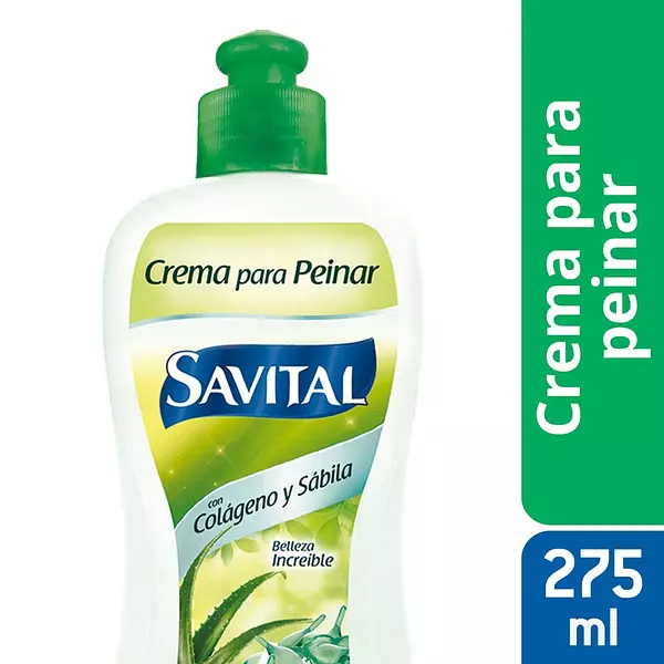 Crema Para Peinar Savital Colágeno 275 Ml