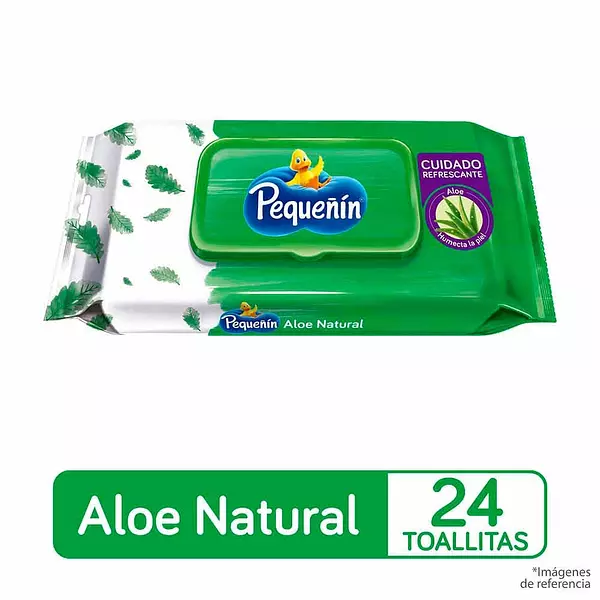 Toallita Húmedas Pequeñín Aloe Natural X24 Toallitas