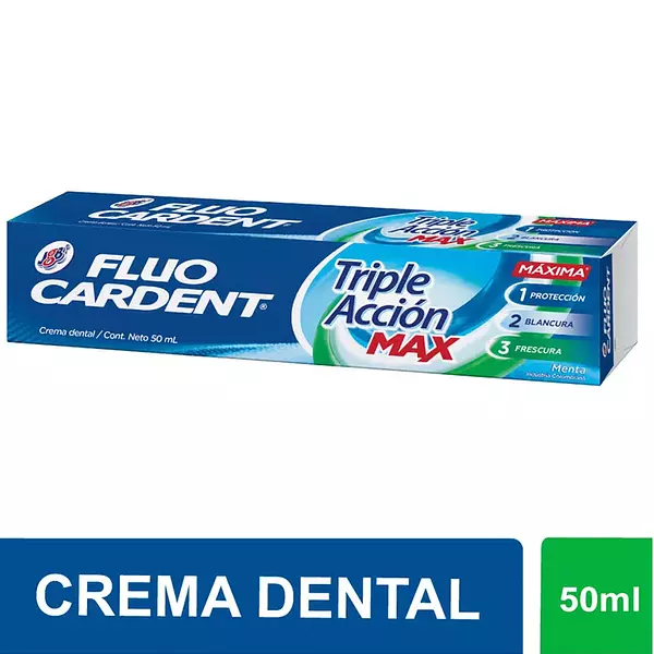 Crema Dental Fluocardent Frescura Max 100g