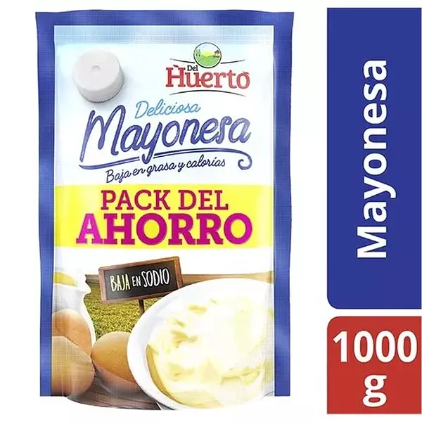 Mayonesa Del Huerto Baja En Calorías X1000g