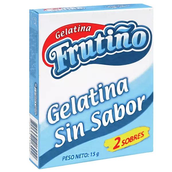 Gelatina Frutiño Sin Sabor 2 Sobres X15g