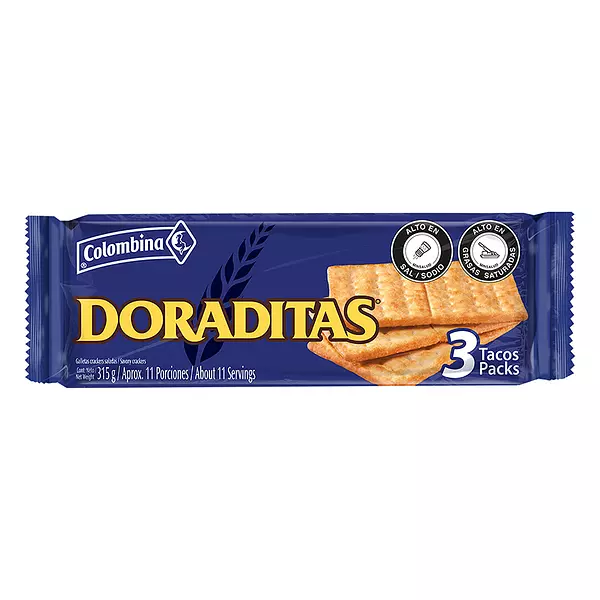 Galleta Crakeñas Doraditas X 315g