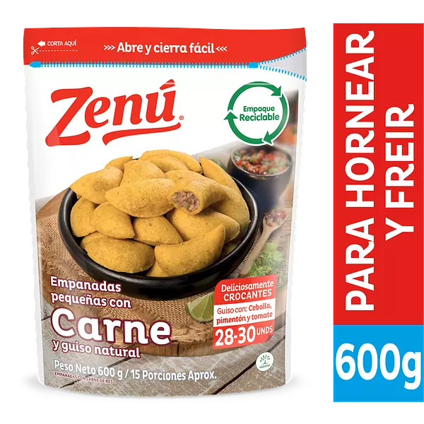 Empanadas De Carne Zenú X600gr