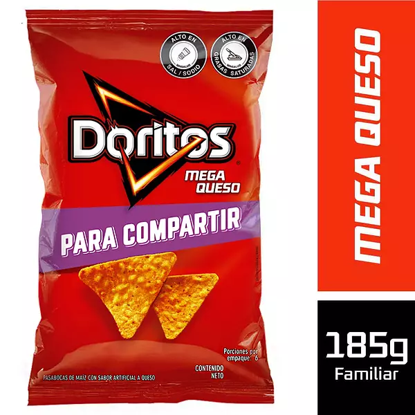 Doritos Mega Queso 185g